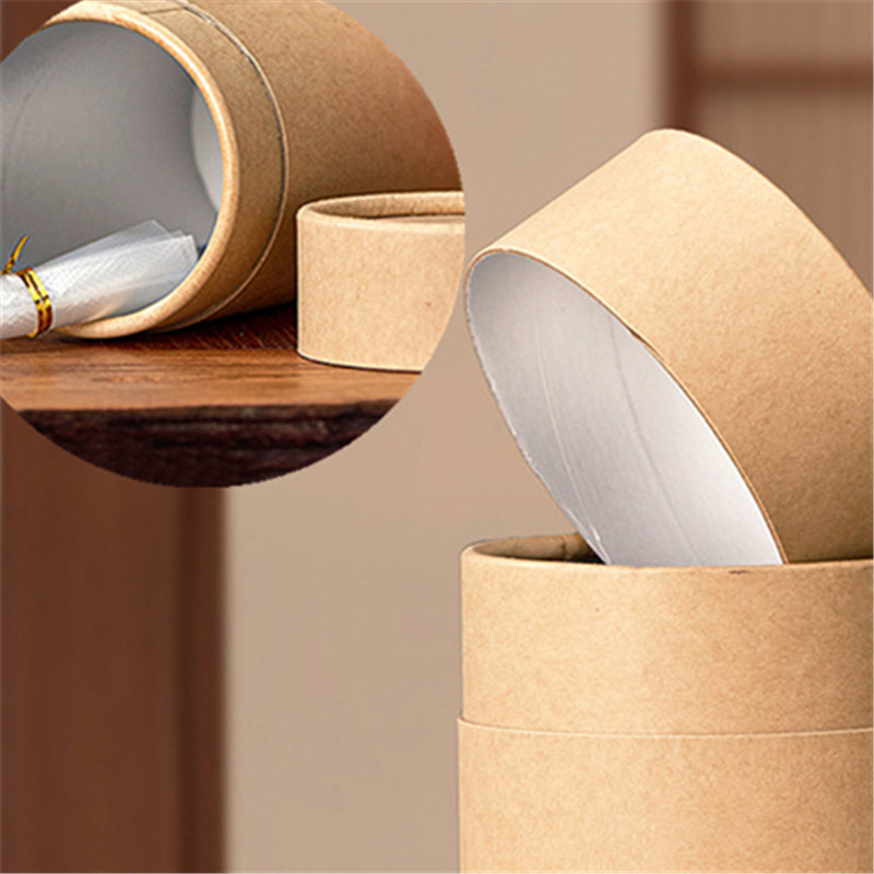 Coffee Tea Essentials - Tubes ronds en carton Kraft, conteneurs