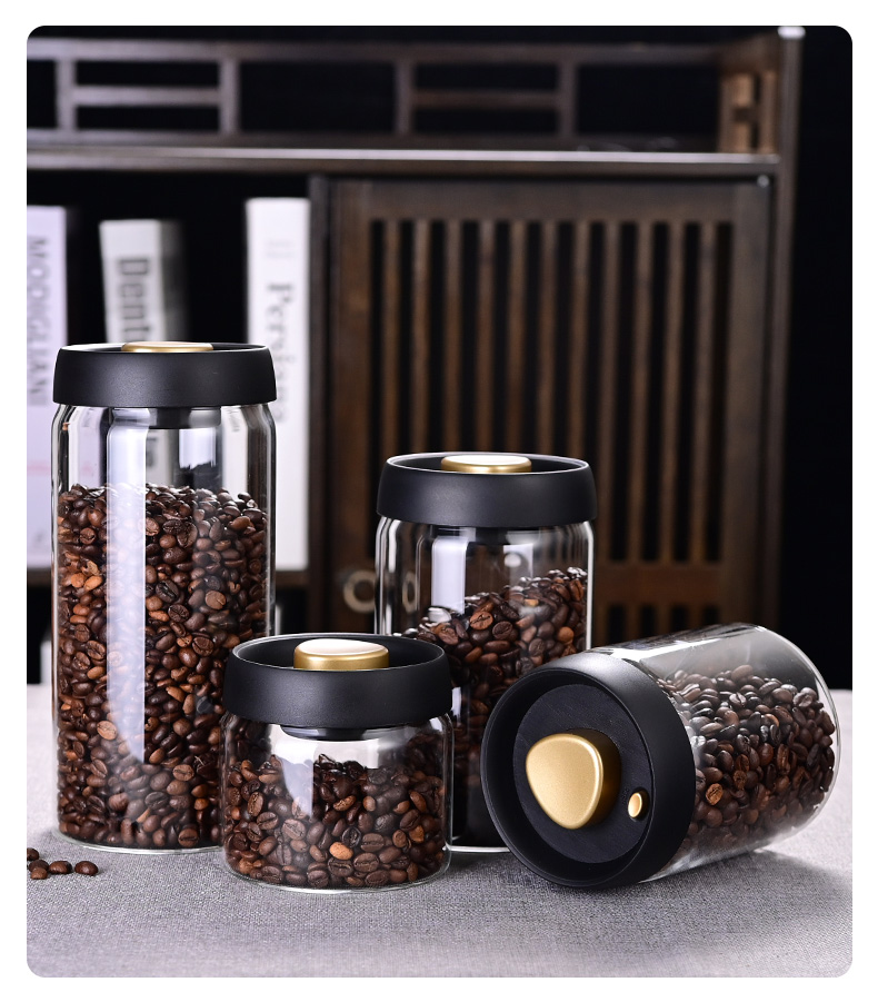 Coffee Tea Sugar Container Set - Pot de stockage pour grains de