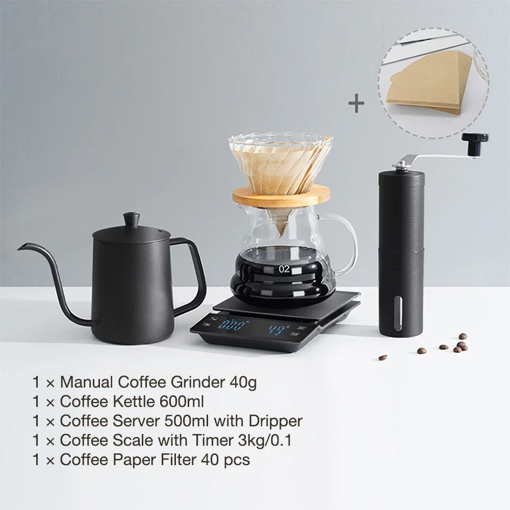 Pour Over Kettle - Service à café goutte à goutte,