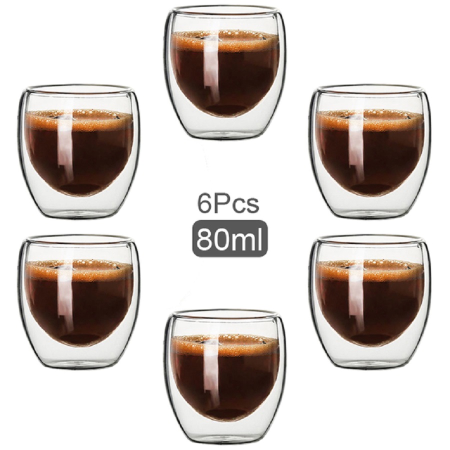 Coffee Tea And Sugar Set - Tasses à café en verre à