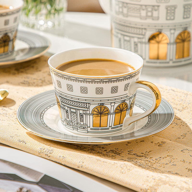Coffee Tea And Sugar Set - Tasse architecturale et tasse à café