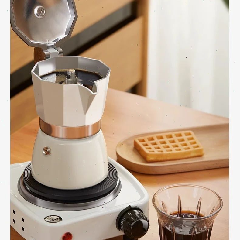 Pour Over Kettle - Pot Moka à fond rond à