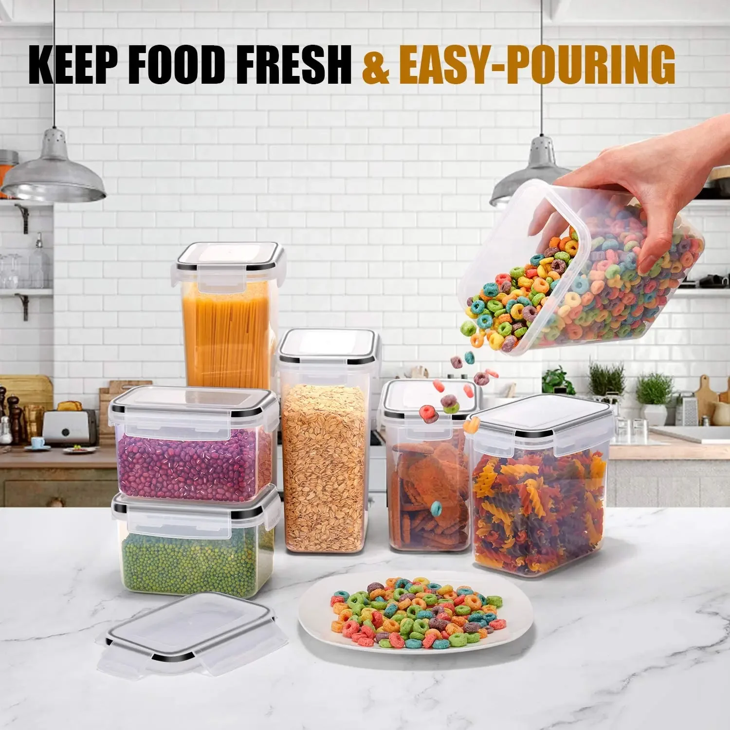 Joli ensemble de 7/8 pièces, o - Coffee Tea Sugar Container Set avis et prix