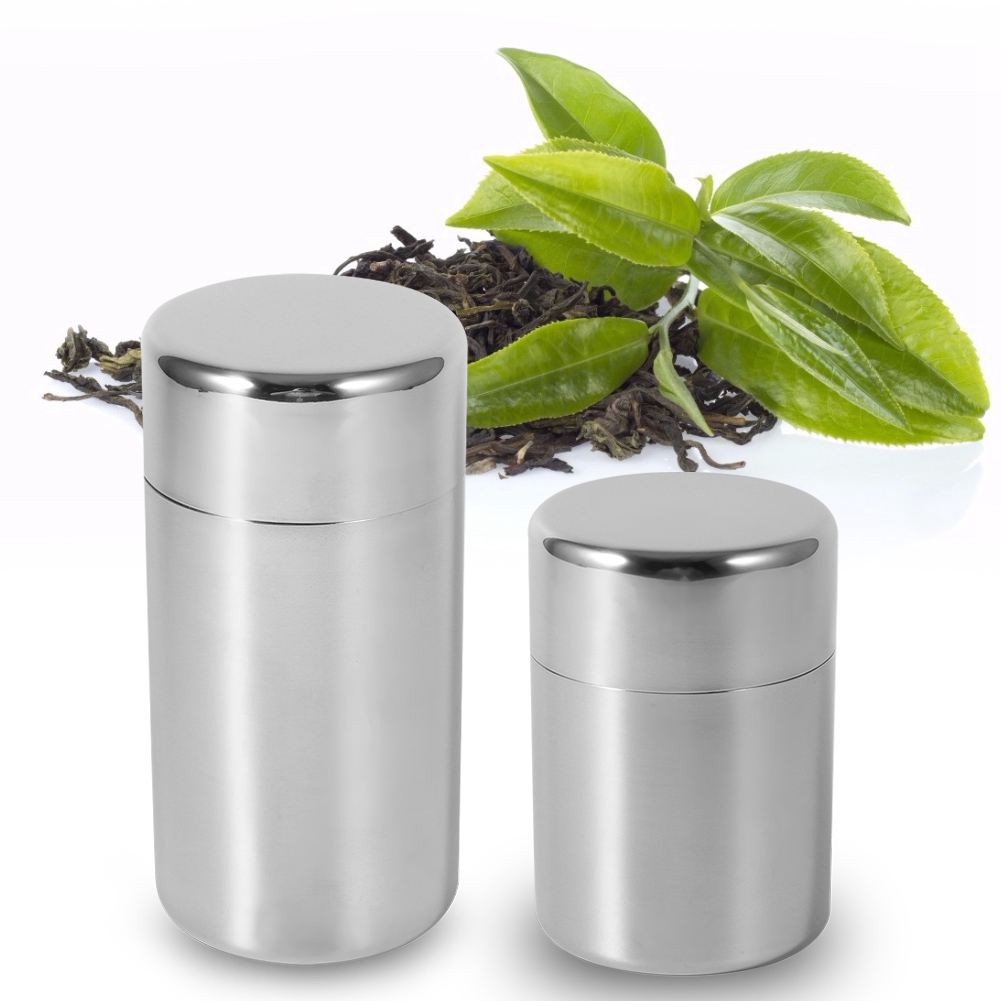 Boîtes à thé en acier inoxydab - Coffee Tea And Sugar Canisters avis et prix