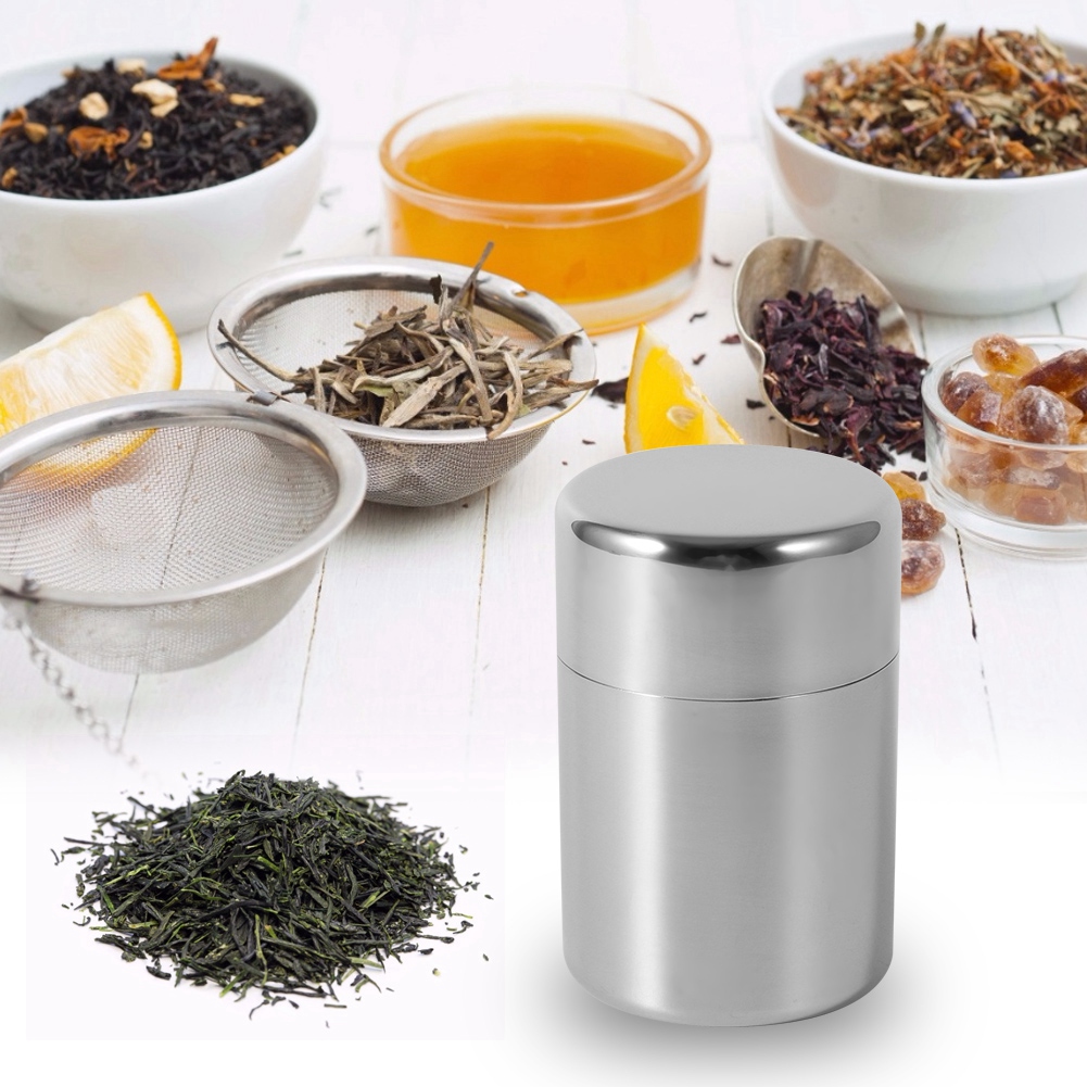 Boîtes à thé en acier inoxydab - Coffee Tea And Sugar Canisters avis et prix