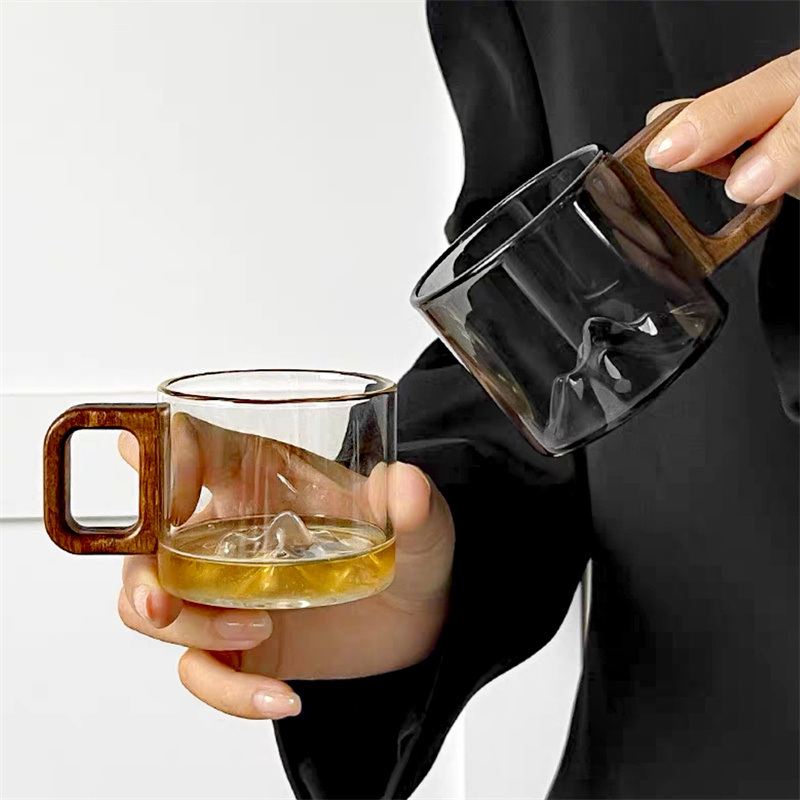Tasse à café en verre avec poi - Coffee Tea Essentials avis et prix