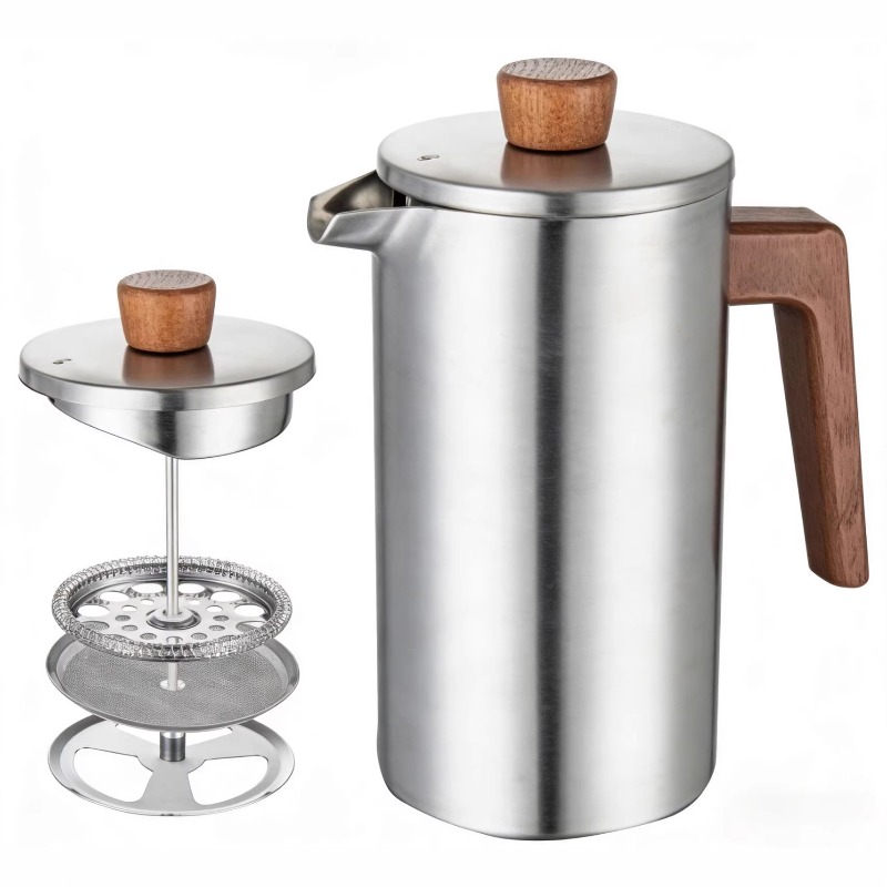 Cafetière à piston JUSTINLAU 1 - Coffee Tea Pot avis et prix