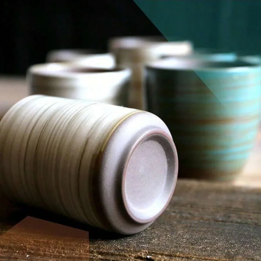 Tasse en grès craquelée peinte - Coffee Tea Essentials avis et prix